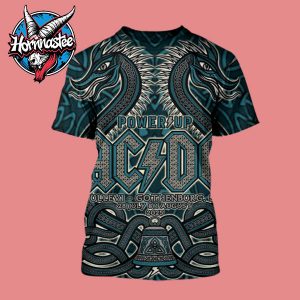 ACDC Gothenburg Pwr Up Tour Poster On July 28-August 1 2025 At Ullevi Stadium In Gothenburg Sweden All Over Print Shirt