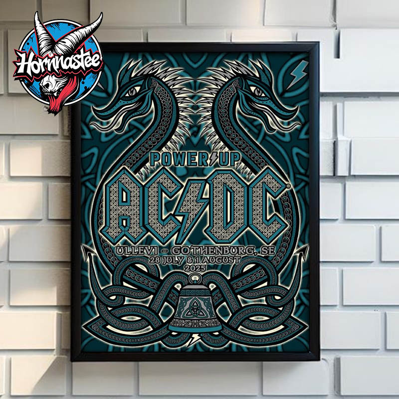ACDC Gothenburg Pwr Up Tour Poster On July 28-August 1 2025 At Ullevi Stadium In Gothenburg Sweden Poster Home Decor Canvas ACDC Gothenburg Pwr Up Tour Poster On July 28-August 1 2025 At Ullevi Stadium In Gothenburg Sweden Poster Home Decor Canvas