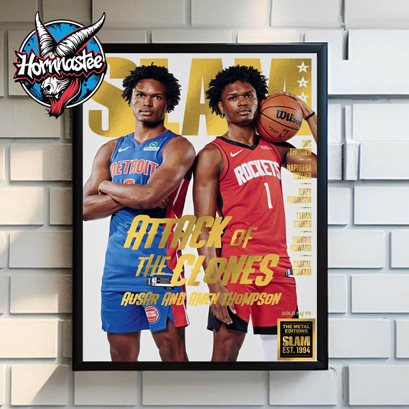 Ausar Thompson Attack Of The Clones Slam 257 Cover Magazine Poster Home Decor Canvas Ausar Thompson Attack Of The Clones Slam 257 Cover Magazine Poster Home Decor Canvas