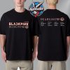 Black Pink Deadline World Tour 2025-2026 Exclusive Tee Schedule Europe Tour Unisex T-Shirt Two Sided