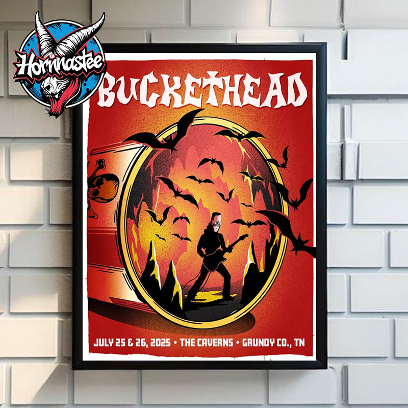 Buckethead The Caverns Concert Show On July 25-26 2025 In Grundy CO Tennessee Poster Home Decor Canvas Buckethead The Caverns Concert Show On July 25-26 2025 In Grundy CO Tennessee Poster Home Decor Canvas