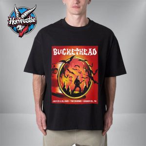 Buckethead The Caverns Concert Show On July 25-26 2025 In Grundy CO Tennessee Unisex T-Shirt