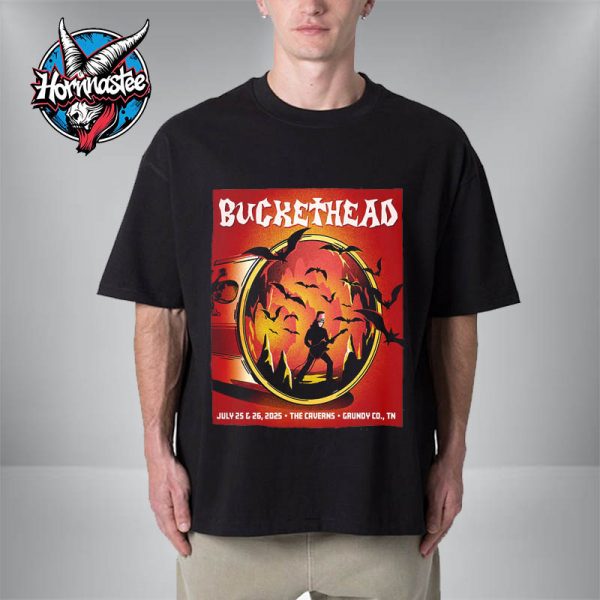 Buckethead The Caverns Concert Show On July 25-26 2025 In Grundy CO Tennessee Unisex T-Shirt