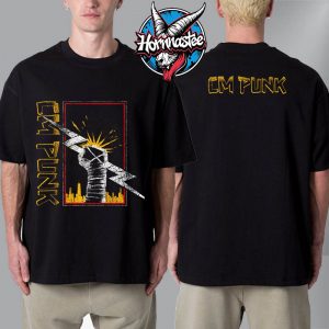 CM Punk WWE CM Punk Chicago Fist Raglan Unisex T-Shirt Two Sided