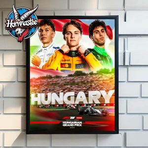 Formula 1 F1 Lenovo Hungarian Grand Prix 2025 Poster Home Decor Canvas