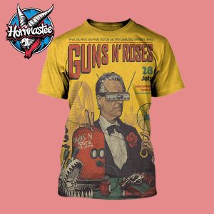 Guns N Roses Luxembourg Concert Poster At Luxexpo Open Air On July 28 2025 In Luxembourg City LU All Over Print Shirt