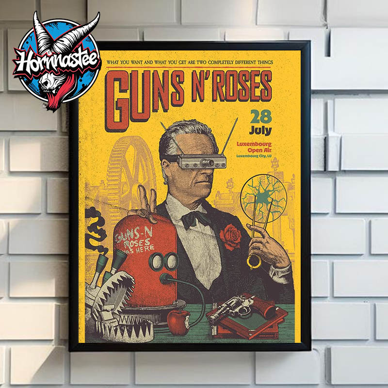 Guns N Roses Luxembourg Concert Poster At Luxexpo Open Air On July 28 2025 In Luxembourg City LU Poster Home Decor Canvas Guns N Roses Luxembourg Concert Poster At Luxexpo Open Air On July 28 2025 In Luxembourg City LU Poster Home Decor Canvas