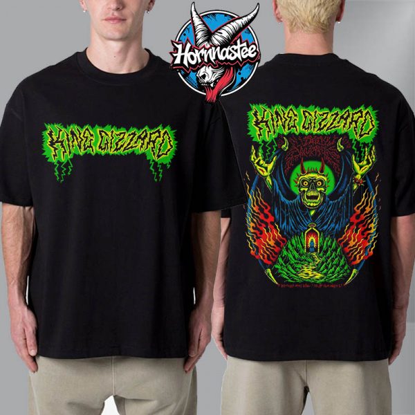 King Gizzard And The Lizard Wizard Phantom Island Tour 2025 New Haven Poster On July 30 2025 At Westville Music Bowl In New Haven CT Unisex T-Shirt Two Sided