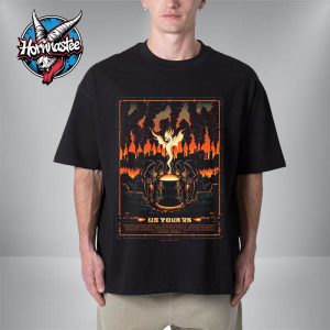 King Gizzard US Tour 2025 Official Poster Schedule Cities Tour Dates Unisex T-Shirt