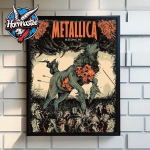 Metallica Bleeding Me Load Poster Fan Art Celebrates 2025 Poster Home Decor Canvas