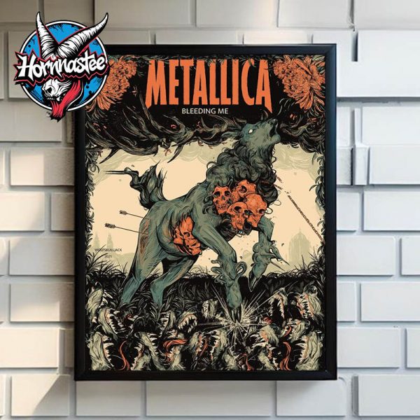 Metallica Bleeding Me Load Poster Fan Art Celebrates 2025 Poster Home Decor Canvas