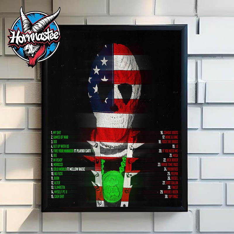 NBA Youngboy MASA Tour 2025 Exclusive Tee Songs List Poster Home Decor Canvas NBA Youngboy MASA Tour 2025 Exclusive Tee Songs List Poster Home Decor Canvas