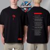 Peter Hook And The Light Hooky 25 Merch Tee Unisex T-Shirt Two Sided