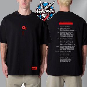 Peter Hook And The Light Get Ready 2025 Merchandise Tee Schedule Tour Dates Unisex T-Shirt Two Sided