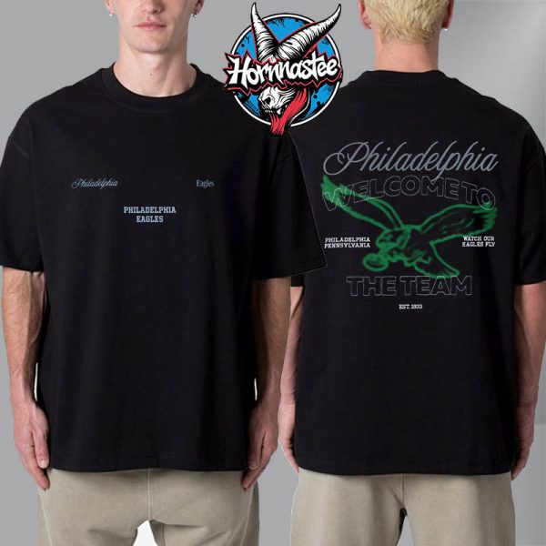 Philadelphia Eagles Graphic Tee Watch Our Eagles Fly Philadelphia Pennsylvania Unisex T-Shirt Two Sided