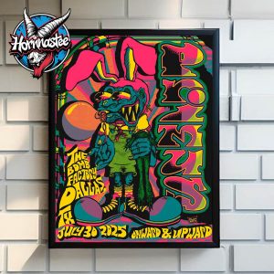 Primus Band Dallas Show Onward And Upward Tour 2025 On July 30 2025 At The Bomb Factory In Dallas Texas Poster Home Decor Canvas