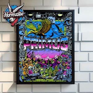Primus Band Shreveport Exclusive Poster At Shreveport Municipal Auditorium On July 29 2025 In Shreveport LA Poster Home Decor Canvas