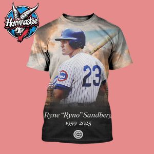 RIP Ryne Ryno Sandberg Player Chicago Cubs  Passed Away 1959-2025 All Over Print Shirt