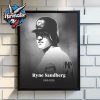 RIP Ryne Sandberg Hall Of Fame Baseball Died At 65 1959-2025 Poster Home Decor Canvas