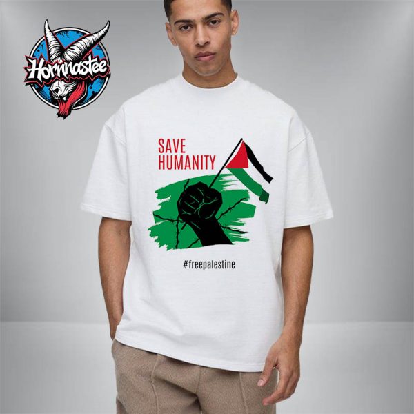 Save Humanity Free Palestine Unisex T-Shirt