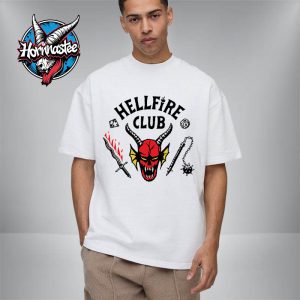 Stranger Things 5 Hellfire Club Raglan Unisex T-Shirt