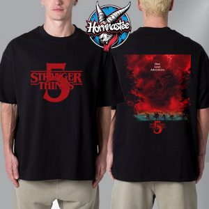 Stranger Things Stranger Things Season 5 One Last Adventure Unisex T Shirt Two Sided