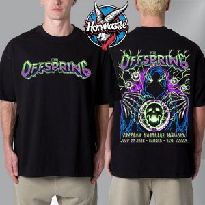 The Offspring Camden New Jersey Exclusive Tee At Freedom Mortgage Pavilion On July 29 2025 In Camden New Jersey Unisex T-Shirt Two Sided