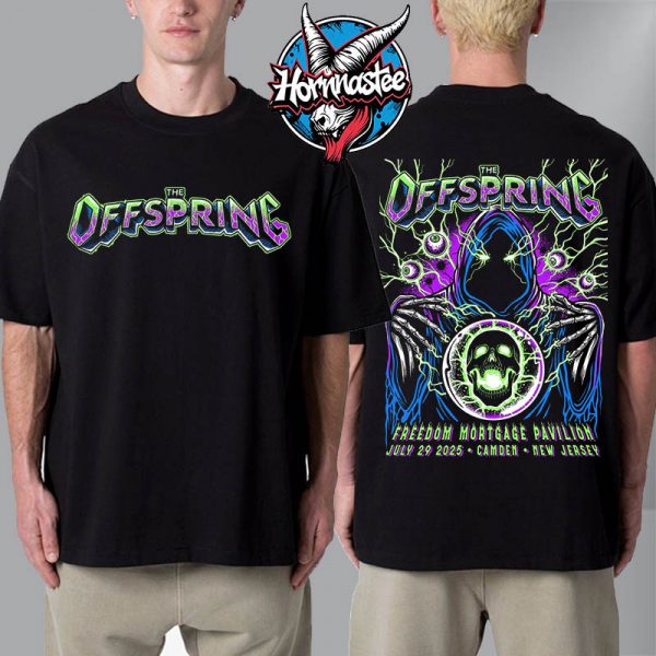 The Offspring Camden New Jersey Exclusive Tee At Freedom Mortgage Pavilion On July 29 2025 In Camden New Jersey Unisex T-Shirt Two Sided