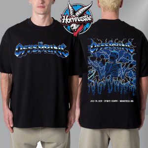 The Offspring Mansfield Poster At Xfinity Center On July 30 2025 In Mansfield MA T-Shirt Two Sided
