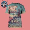 King Gizzard US Tour 2025 Official Poster Schedule Cities Tour Dates All Over Print Shirt