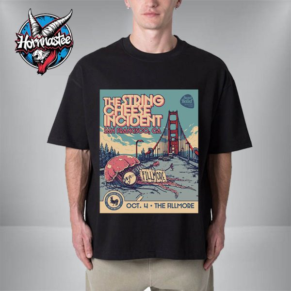 The String Cheese Incident Fillmore San Francisco On October 4 2025 At The Fillmore In San Francisco CA Unisex T-Shirt