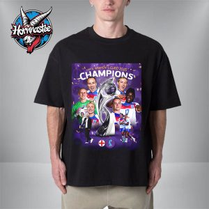 UEFA Women Euro 2025 Congrats England The Lionesses The Champion Back To Back Wins Since 2013 Unisex T-Shirt