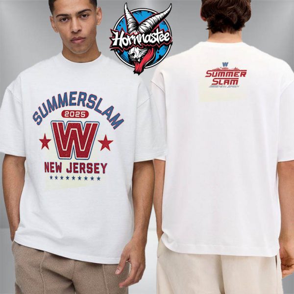 WWE SummerSlam 2025 New Jersey Retro Unisex T-Shirt Two Sided