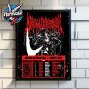 All Shall Perish The West Coast Annihilation Tour 2025 Schedule Cities Dates Poster Home Decor Canvas