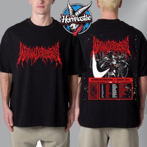 Within Destruction Europe 2025 Tour Schedule Cities Tour Dates Unisex T-Shirt Two Sided