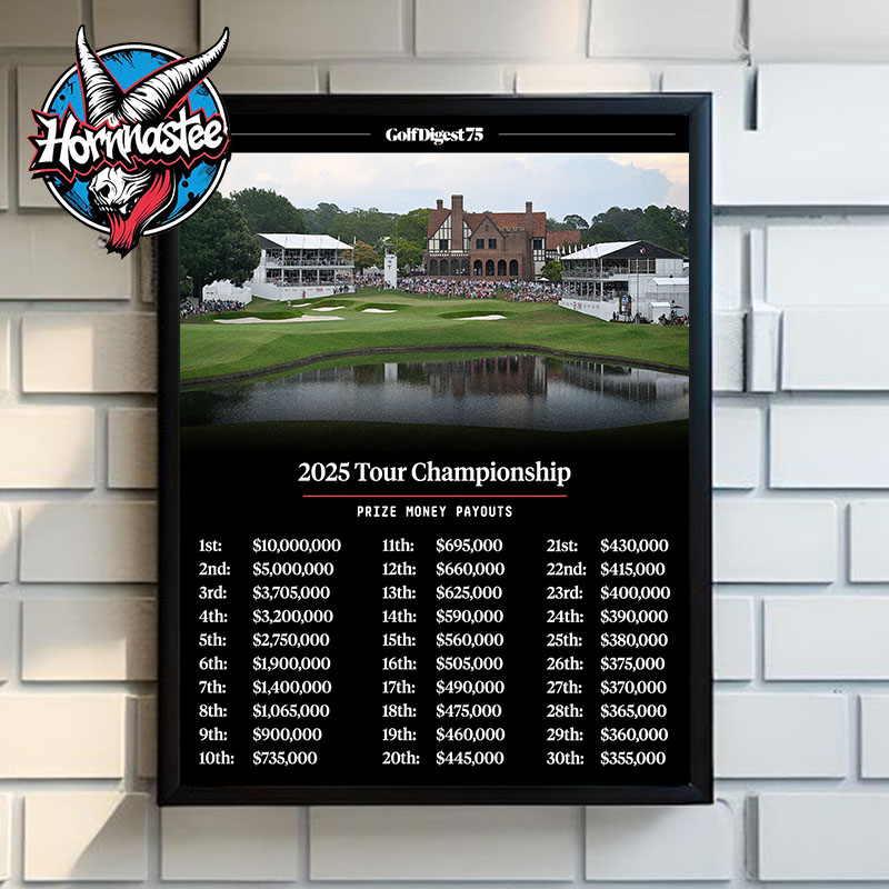 2025 Tour Championship Prize Money Payouts 40 Million Dollars Poster Home Decor Canvas 2025 Tour Championship Prize Money Payouts 40 Million Dollars Poster Home Decor Canvas