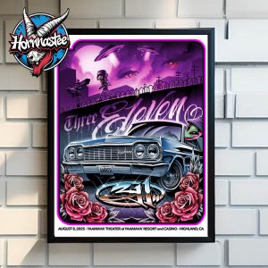 311 Band Highland CA Poster Event At Yaamava Resort And Casino On August 8 2025 Poster Home Decor Canvas