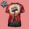 ACDC Oslo Norway Venue Poster Pwr Up Tour 2025 On August 5 2025 At Bjerke Racecourse In Norway All Over Print Shirt