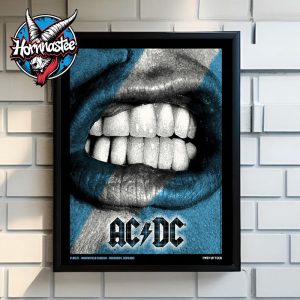 ACDC Pwr Up Tour 2025 Edinburgh Poster Show On August 21 2025 At Murrayfield Stadium In Edinburgh Poster Home Decor Canvas