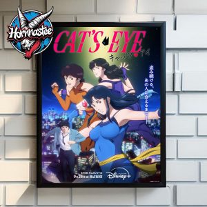 Ado Ending Theme Cat’s Eye Magic Song Poster Home Decor Canvas