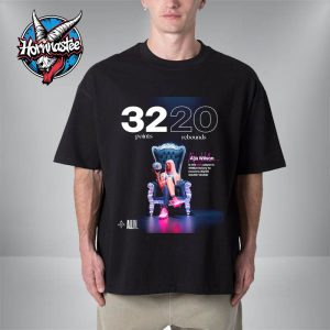 A’ja Wilson WNBA History Record 32 Points 20 Rebound Double Double Unisex T-Shirt