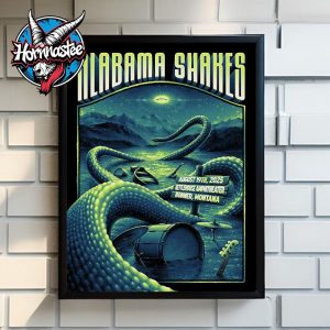 Alabama Shakes At KettleHouse Amphitheater On August 19 2025 In Bonner Montana Poster Home Decor Canvas