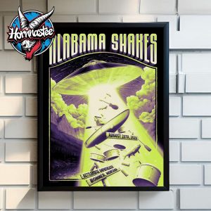 Alabama Shakes Show At KettleHouse Amphitheater On August 20 2025 In Bonner Montana Poster Home Decor Canvas