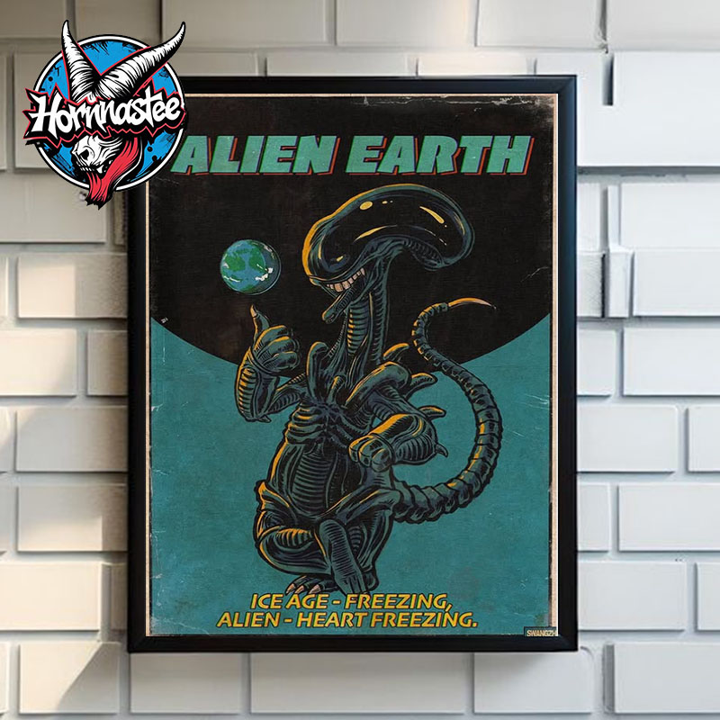 Alien Earth Comic Art By Swangzhe Ice Age Freezing Alien Heart Freezing Poster Home Decor Canvas Alien Earth Comic Art By Swangzhe Ice Age Freezing Alien Heart Freezing Poster Home Decor Canvas