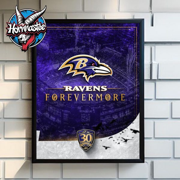 Baltimore Ravens Forevermore Poster Home Decor Canvas