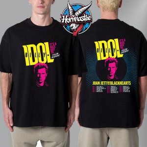 Billy Idol US Tour Again 2025 It’s A Nice Day To Schedule Unisex T-Shirt Two Sided