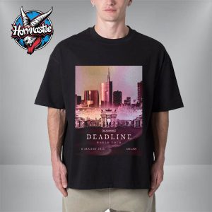 Black Pink Deadline World Tour 2025 Exclusive Poster Milan On August 6 2025 In Milan Unisex T-Shirt