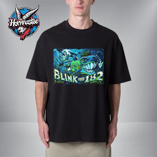 Blink 182 Tampa Florida Missionary Impossible Tour 2025 On August 29 2025 Unisex T Shirt