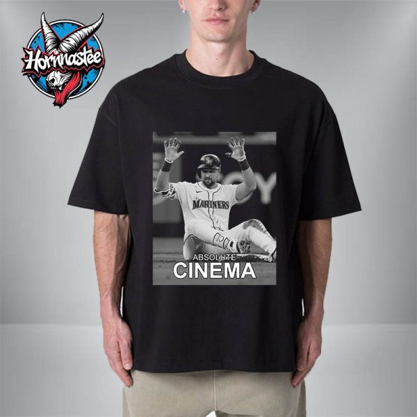 Cal Raleigh Seattle Mariners Absolute Cinema Clubs 45 Home Run Unisex T-Shirt