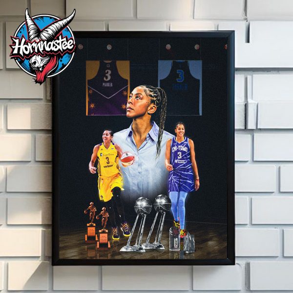 Candace Parker The Chicago Sky Second Jersey Retirement Of The Year Poster Home Decor Canvas